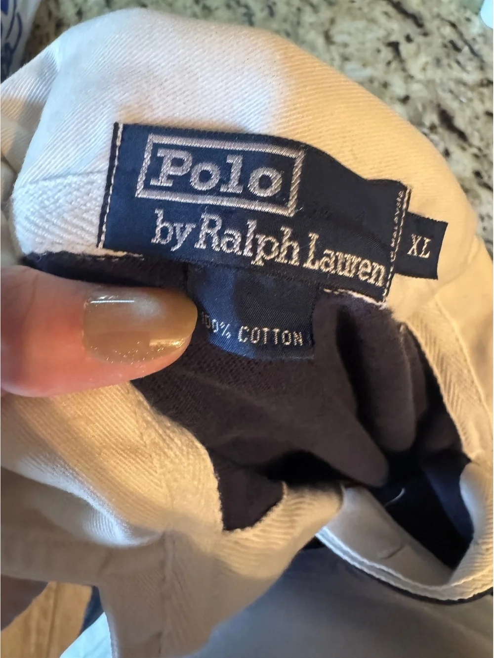 Vintage Polo Ralph Lauren Rugby Shirt XL Navy Blue  Long Sleeve